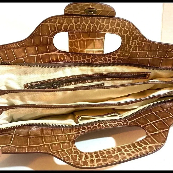 Tre vero print straw croc cellulose bag - Picture 7 of 14